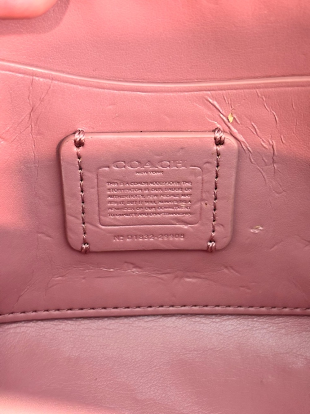 COACH Cosmetic Case 17 with Western Heart Print - Picture 11 of 13